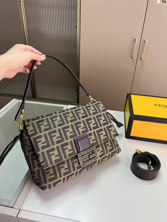 Small Fendi's Latest Baguette Bag Is Absolutely Stunning! It Looks Great As Both