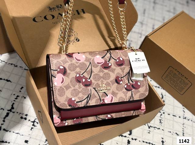 Coach New Model Accordion Bag, Cherry Graffiti C-House New Model Klare Flip-Top