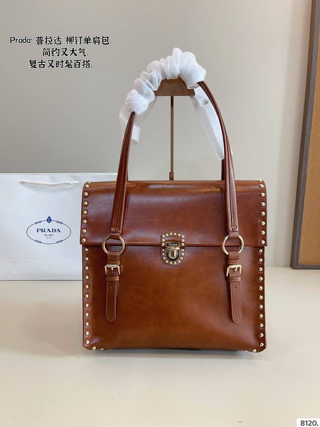 Prada Soft Lux Handbag Premium Texture Super Spacious And Durable Perfect For Ev