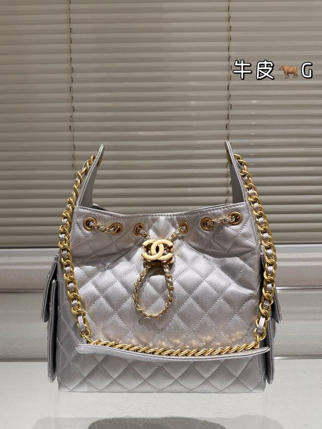 Top-Grain Cowhide Chanel 25S Hobo The 25Th-Anniversary Chanel Black Horse