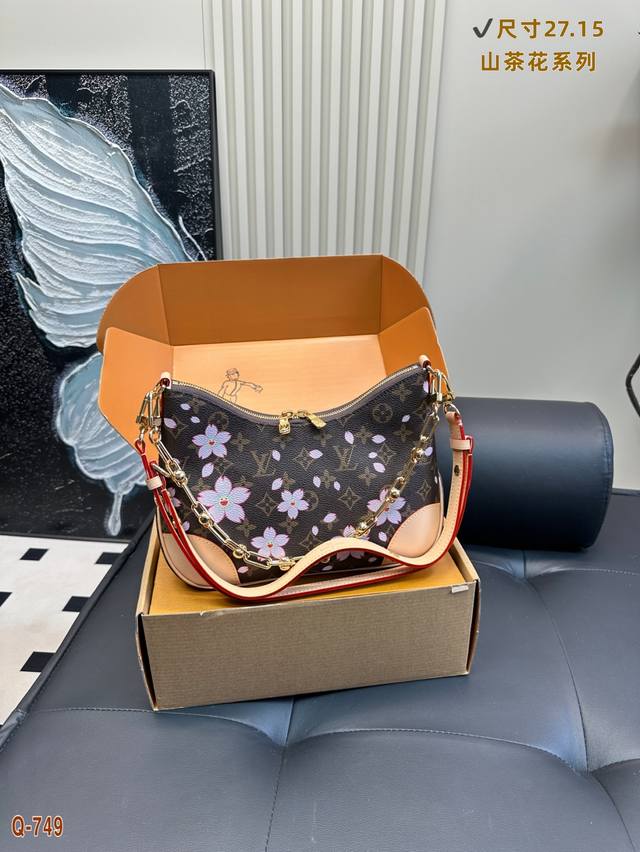 Comes With A Plane-Shaped Box And Full Packaging. Lv Louis Vuitton Camellia Seri