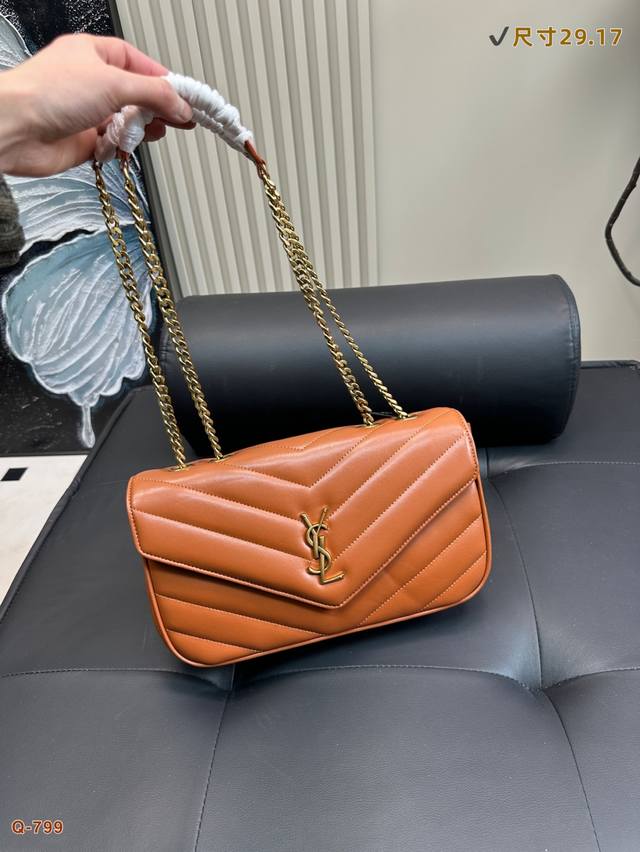 Comes With A Folding Box. Ysl Saint Laurent's New Loulou Soft And Delicate Lambs