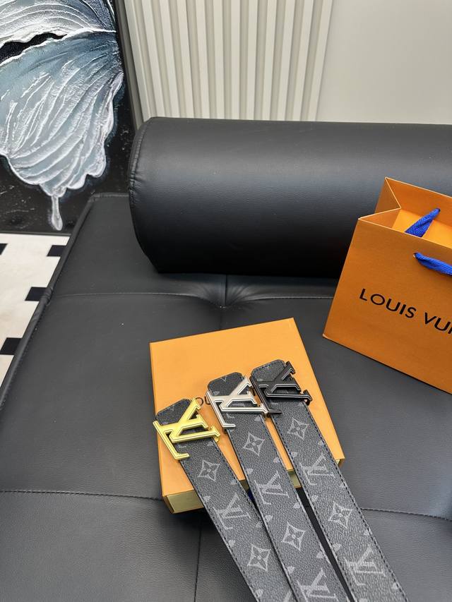 Upgraded Version Lv! High-Quality Version Belt Hey, Original Genuine Cowhide Lea