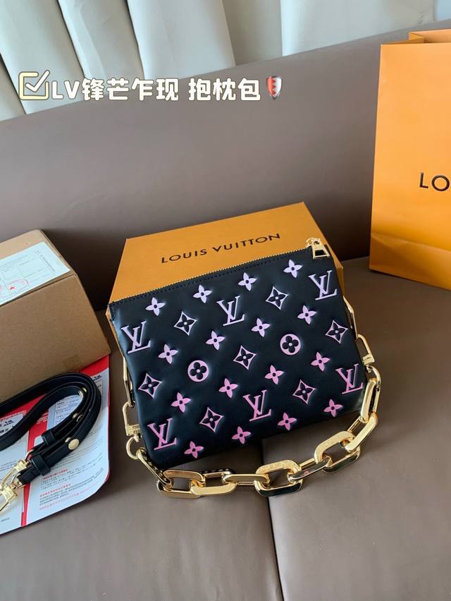 Lv Sharp And Bold Cushion Bag Accordion Handbag Single Shoulder Crossbody Bag Us