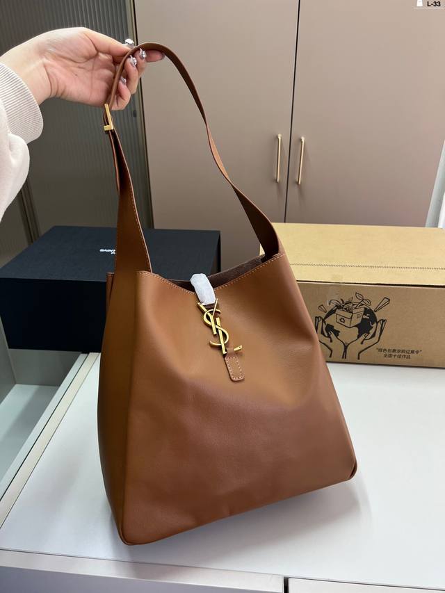 Large Saint Laurent Ysl Hobo Underarm Bag Bucket Bag Lightweight And Fashionable