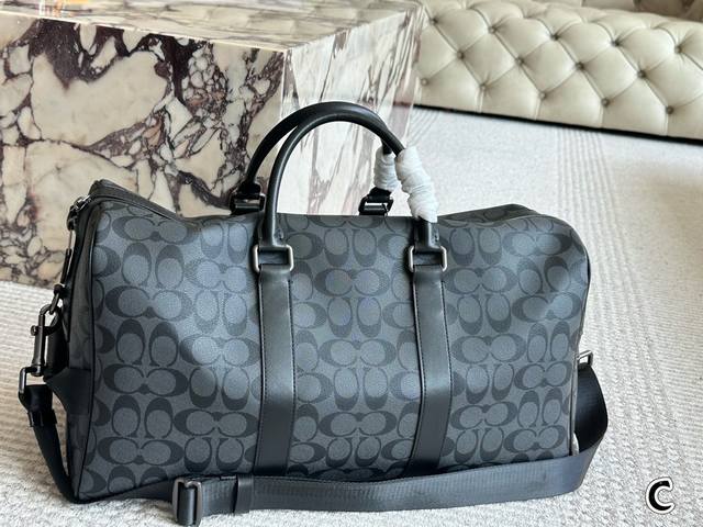 Men's Essential Coach Travel Bag Coach Travel Bag,Made From Pvc-Coated Canvas Ma