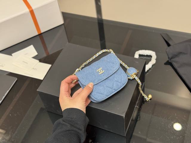 With Box Size: 10*11Cm Chanel Mini Denim Woc Excellent Quality! The Bag Series I
