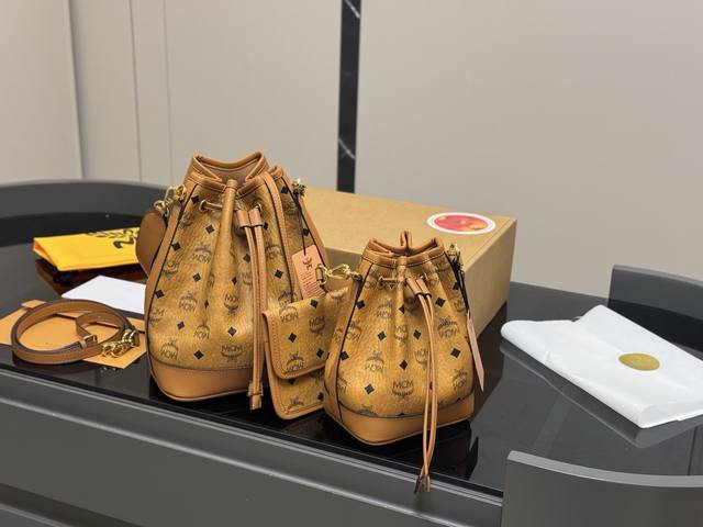 With Airplane Box Mcm | Bucket Bag | New Style Mcm Style, Can Also Be Worn Cross