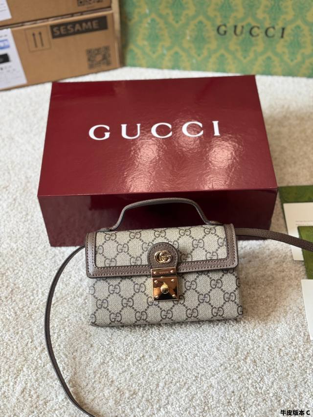 Leather Version Gucci Ophidia Box Bag. Cool Gucci Ophidia Box Bag. New Design Is
