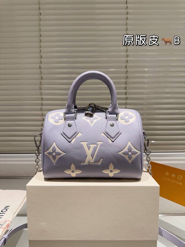 Leather, All-Steel Hardware Lv Speedy 20Cm Pillow Bag. The Design, Interior, And