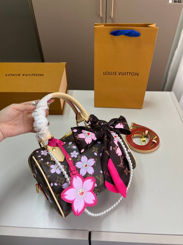 Lv New Series City Keepal Handbag, Exclusive Online Launch Lv Speedy Nano Pillow
