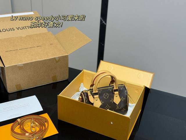 New Arrival With Folding Box And Airplane Box Size: 16*12Cm Lv Speedy Nano Purch