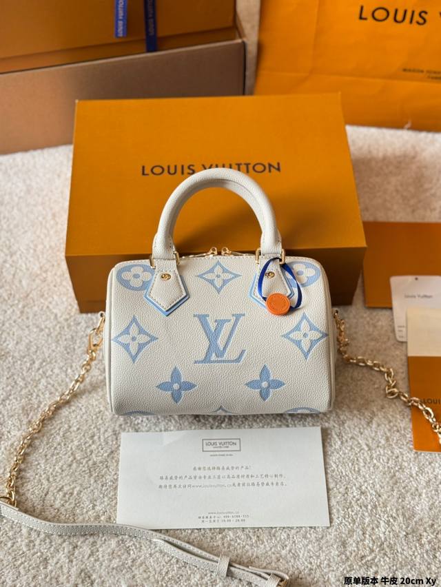 Authentic Version, Leather Lv Speedy Pillow Bag. The Design, Interior, And Detai