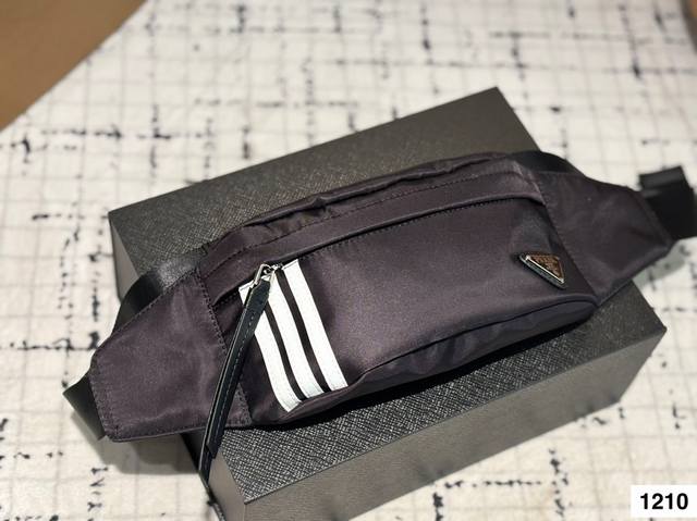 Prada Nylon Waist Bag/Chest Bag Goes Well With Any Outfit, Pairs Perfectly With