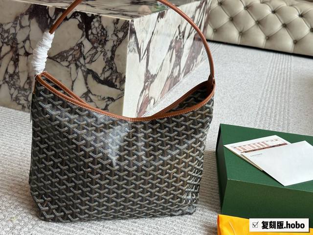 Replica Edition Foldable Box Size: 45X28Cm Goya New Hobo Underarm Bag Leather Ma