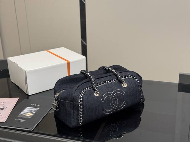No Box Dimensions: 34.18 Cm Chanel Denim Bowling Bag Arrange!Arrange! This Year'