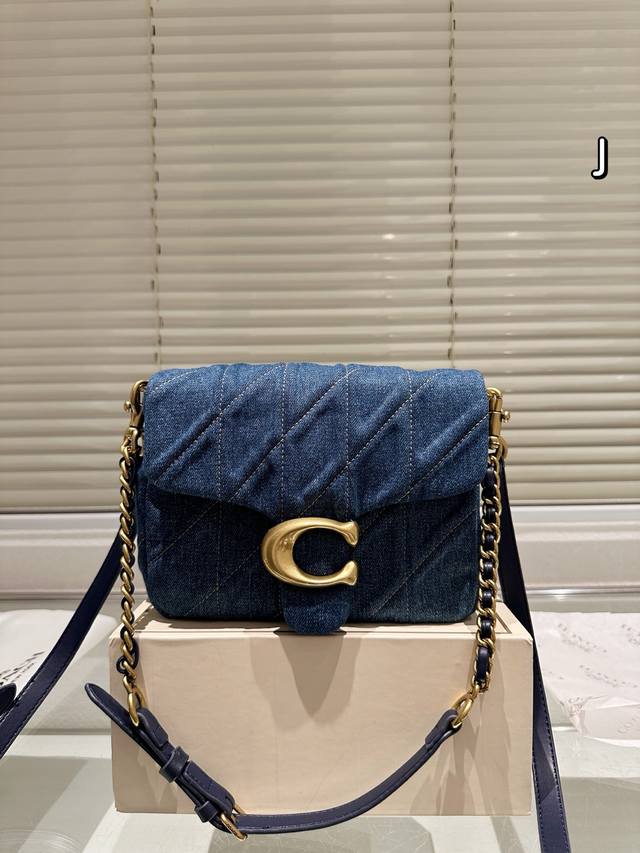 Denim Full Set Packaging Coach's Square Tabby Is A Highly Anticipated Fashion It