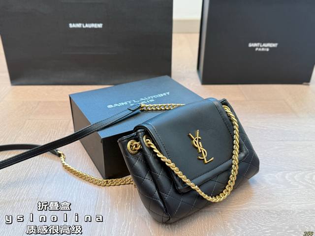 Foldable Box Saint Laurent New Ysl Nolina Monogram Nolita Handbag Front Flap Ado