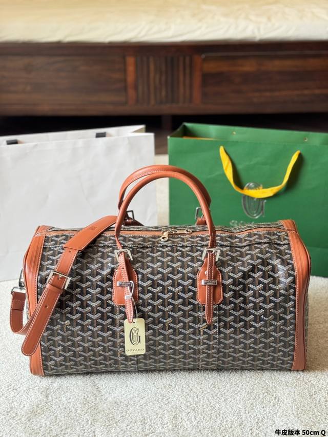 Leather Version Goyard Boeine Vintage Handbag 50 Travel Bag #Travel Bag Large Ca