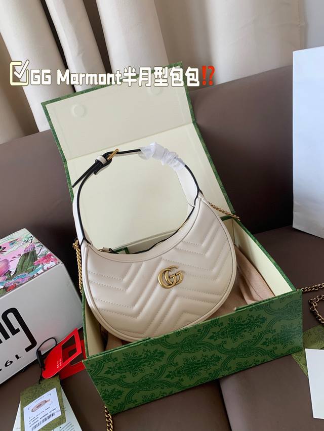 Gg Marmont Half-Moon Bag Gucci Marmont Has Released A New Half-Moon Bag!