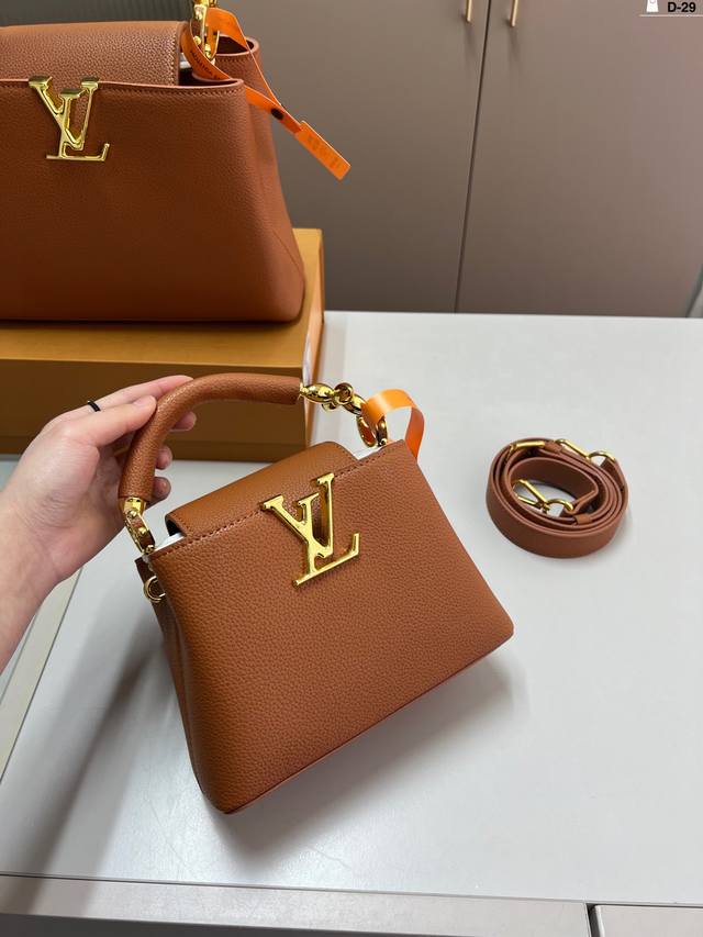 Small Lv Louis Vuitton Ultra-Versatile Handbag, Perfect For Carrying By Hand Or
