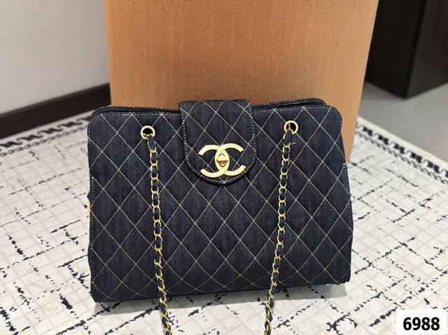 Chanel Denim Motorcycle Handbag Crossbody Chanel Absolutely Cool! Suitable For B