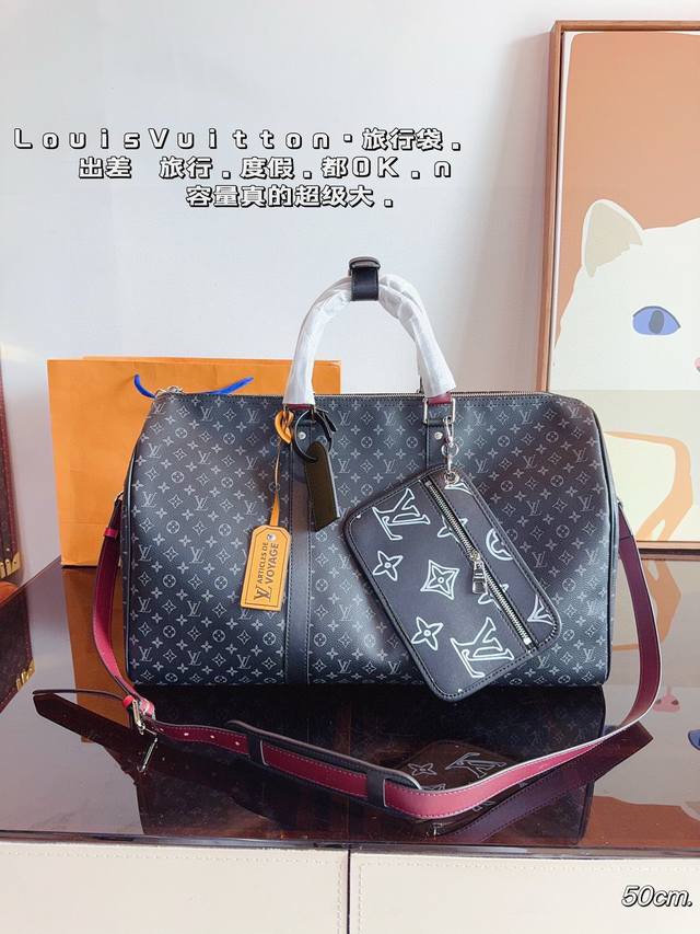 Lv Louis Vuitton Spring/Summer Limited Edition Keepall Travel Bag A Stylish And