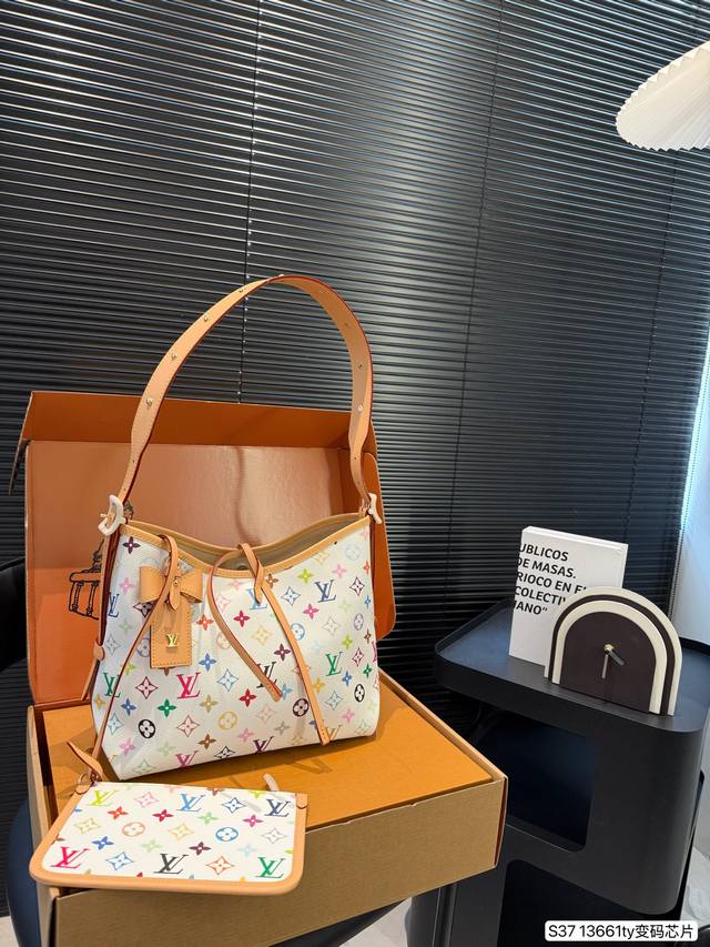 Comes With A Foldable Airplane-Style Box. Lv Carryall With Color-Changing Chip.