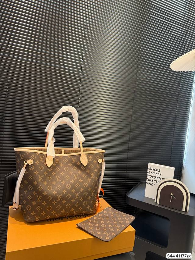 Comes With A Foldable Box And All-Steel Hardware. Lv Neverfull Shopping Bag! An
