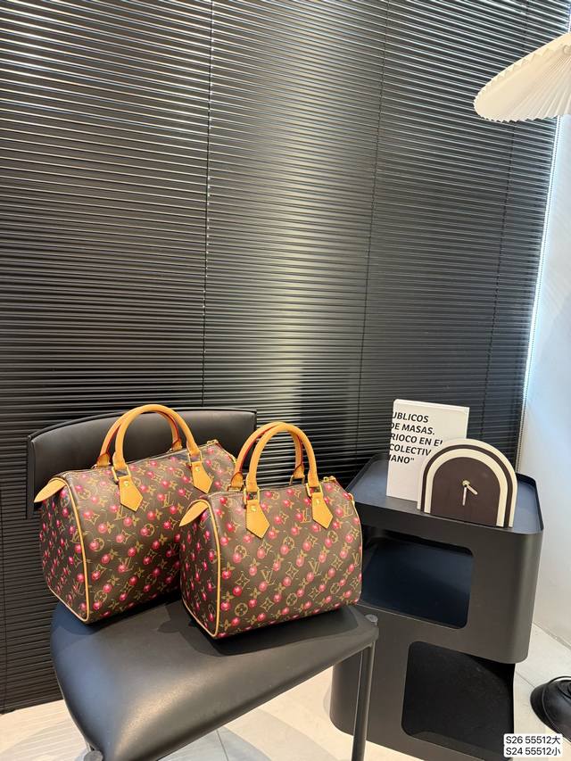 Large Small Lv Painted Cherry Pillow Bag Spring/Summer Show Collection. This Lv