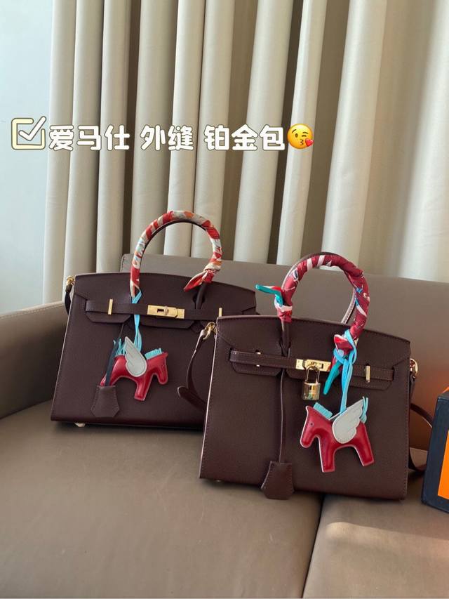 Pure Leather Material Foldable Full Set Packaging Includes Matching Silk Scarf A
