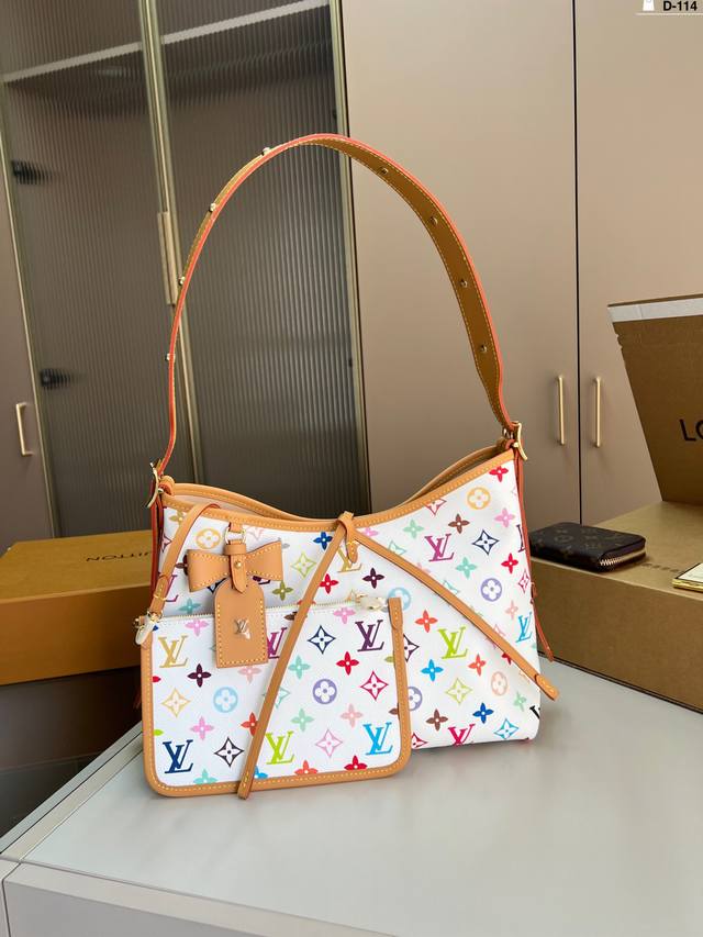 With Card Holder And Small Mirror Lv Louis Vuitton Carryall Shopping Bag Handhel