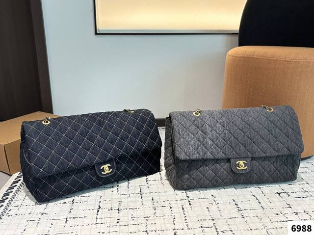 Chanel 23S New Arrival Shopping Bag Denim Bag With An Amazing Feel, Authentic Ha