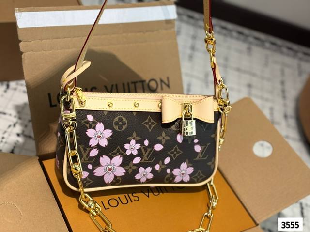 Cherry Blossom Series Lv Murakami Takashi Collaboration Mahjong Bag 2025 Early S