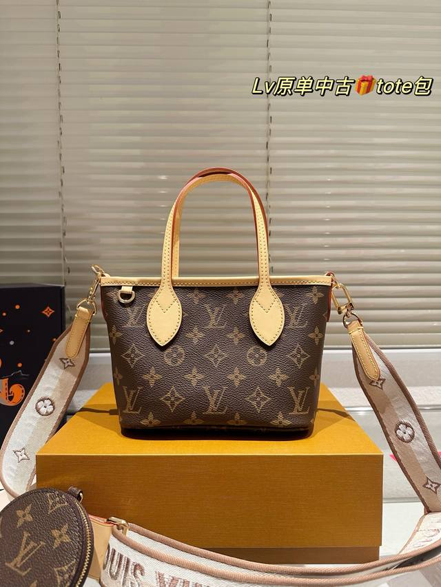 Original Lvmini Shopping Bag Timeless Classic, Made With Authentic Lv Fabric And