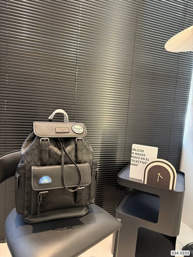 Coach Backpack This Backpack Can Be Carried By Hand Or Worn On Both Shoulders, O