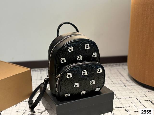 With Box Alexander The Great Double-Shoulder Bag With Rhinestone Letters It's A