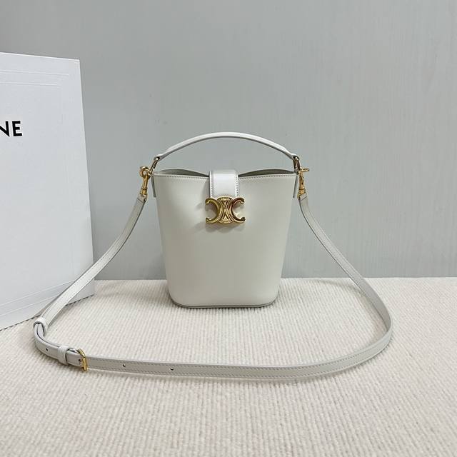 Authentic Grade New Product Launched Ce's New Mini Bucket Bag Louise Uses Glossy