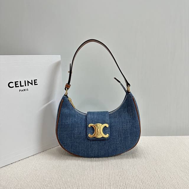 Genuine New Product Details Ava Armpit Bag With Big Logo And Old Flower Brown Ne