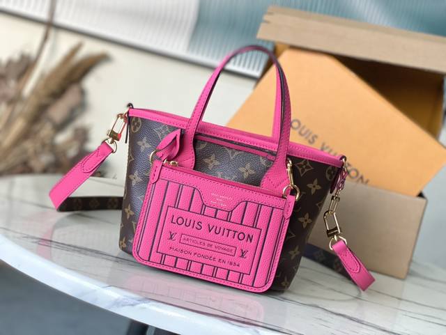 Top Layer Leather Top Original Single M 6 Neverfull Bandouliere Inside Out Bb Ha