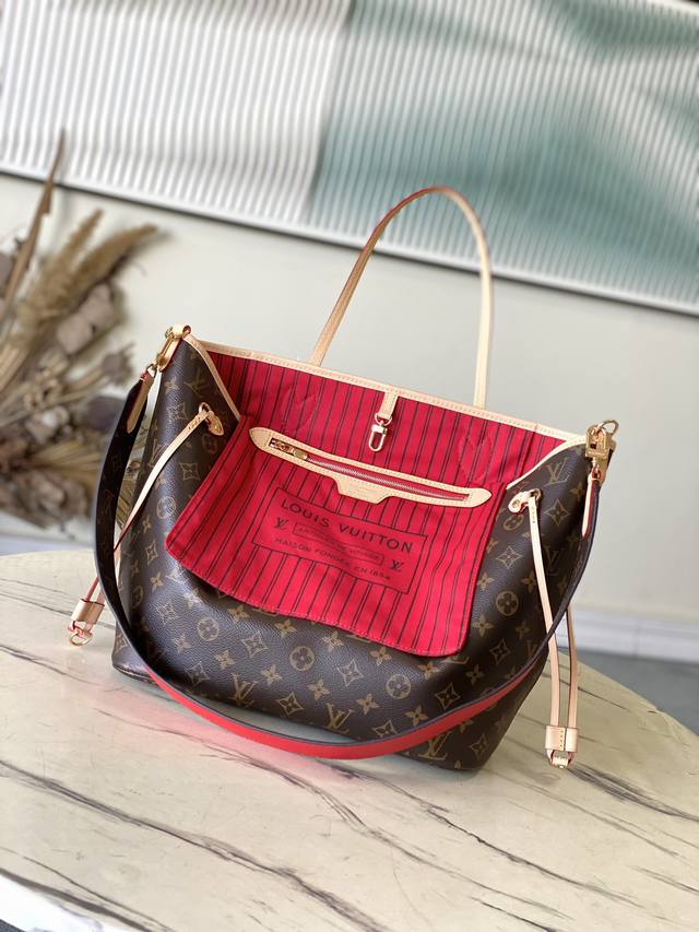 Top Original Single M12096 Red As One Of The Classic Designs, The Neverfull Band