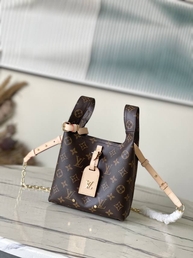 Top Original M46816 Small Size With Monogram This Atlantis Bb Handbag Is Made Of
