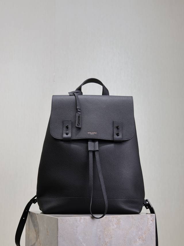 Black Black Buckle Sac De Jour Backpack Soft Shape, Easily Blending Iconic Detai