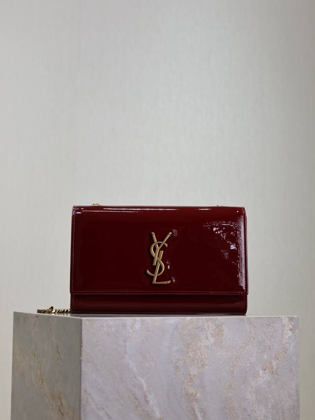 Red Patent Leather With Gold Buckle Timeless Classic Kate Is Definitely A Timele