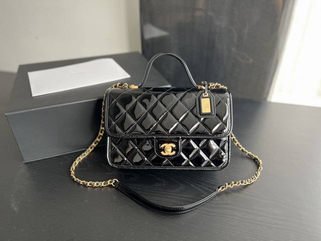 22K New Patent Leather With Calf Leather Size: 25Cm Model: As3652