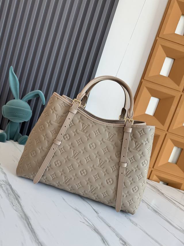 Top-Grade Original Leather, Dynamic Chip M47185 Large Sand Dune Gray This Babylo