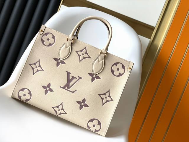 Factory Price P Top Original Dynamic Chip Onthego Medium Handbag M45494 Apricot