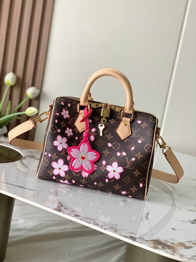 163C01 Chip M14174 Sakura Murakami This Speedy Bandouli Re 25 Handbag Is From Th