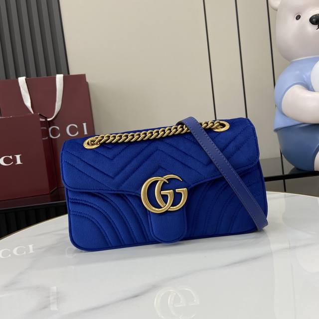 Comes With Full Original Counter Packaging Gg Marmont Chain Shoulder Bag Feature