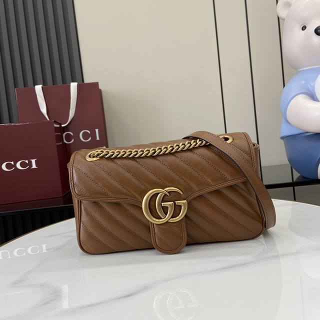 Imported Original Leather With Full Set Of Original Counter Packaging Gg Marmont